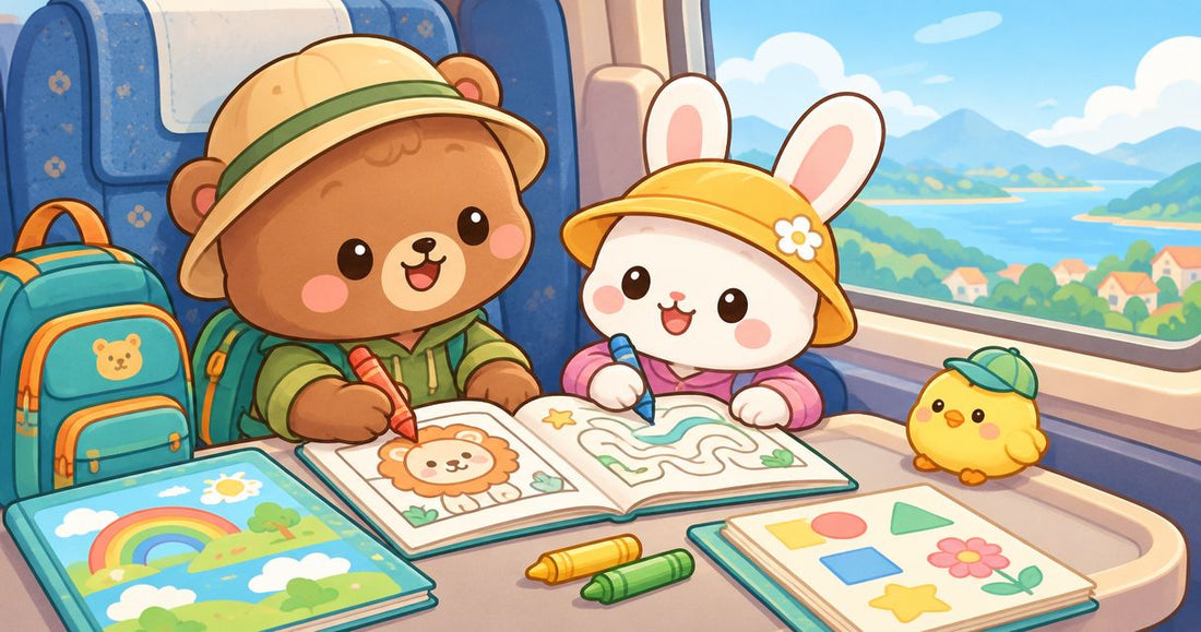 Preschool activity books for travel: what to pack
