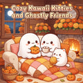 Cozy Kawaii Kitties and Ghostly Friends